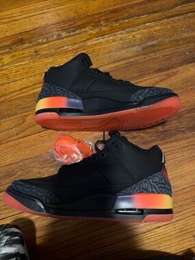 Jordan Air Jordan 3 Retro j Balvins Box in Caribbean  and Black